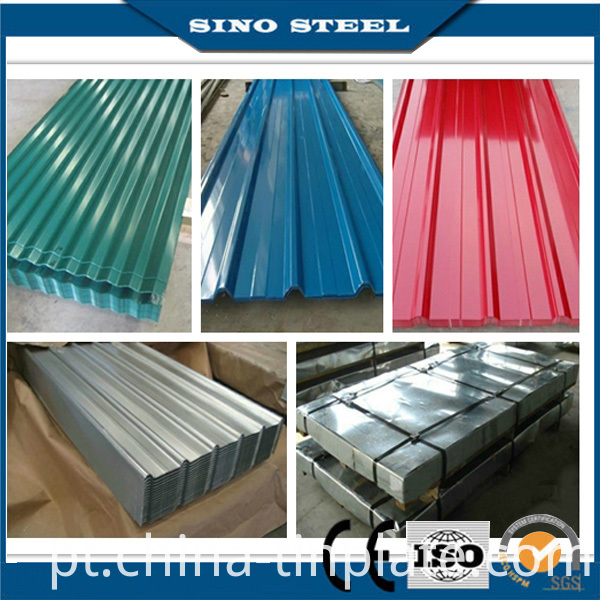 Pre-Painted Colored Galvanized Steel Sheet Corrugated Roofing